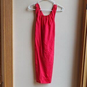 Banana Republic Fuchsia Criss Cross Back Sleeveless Shift Dress Size XS